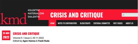 CRISIS AND CRITIQUE Vol 9: Is Politics Still Possible Today?