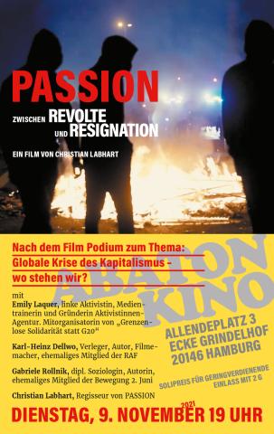 PASSION. ZWISCHEN REVOLTE UND RESIGNATION